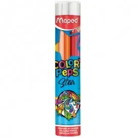 12/18 ROUND METAL MAPED COLORING PENCIL