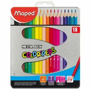 COLOR'PEPS C 18/18 اقلام تلوين علبة معدنية