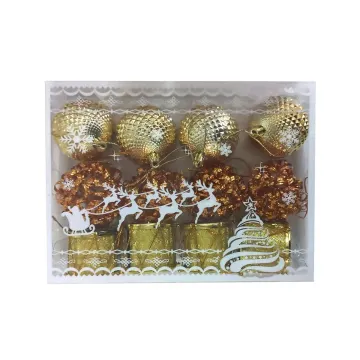 Boule de Noël dorées