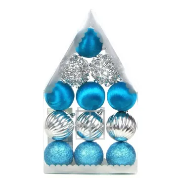 Boule de Noel Bleu Blanc