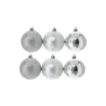 Boule de Noel Gris