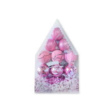 Boule de Noel Rose