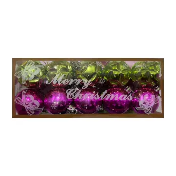 Boule de Noel Rose Vert