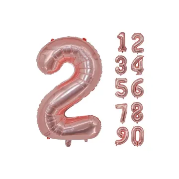 Number 2 Foil Balloon