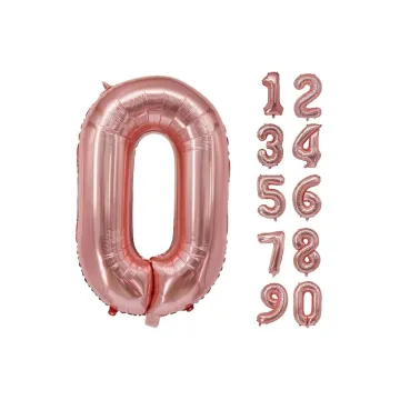 Number 0 Foil Balloon