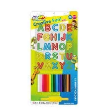 MODELING DOUGH 15+Rolling PIN + ALPHABET KID ART