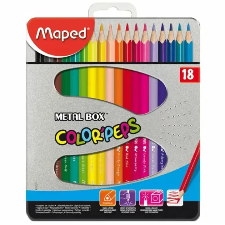 pencil c 18/18 METAL BOX COLOR'PEPS