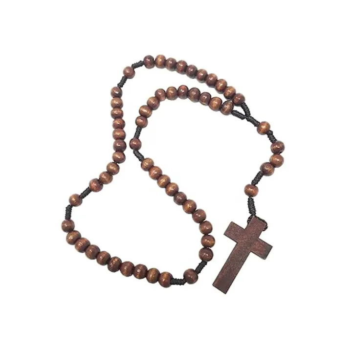قلادة الصليب الخشبية