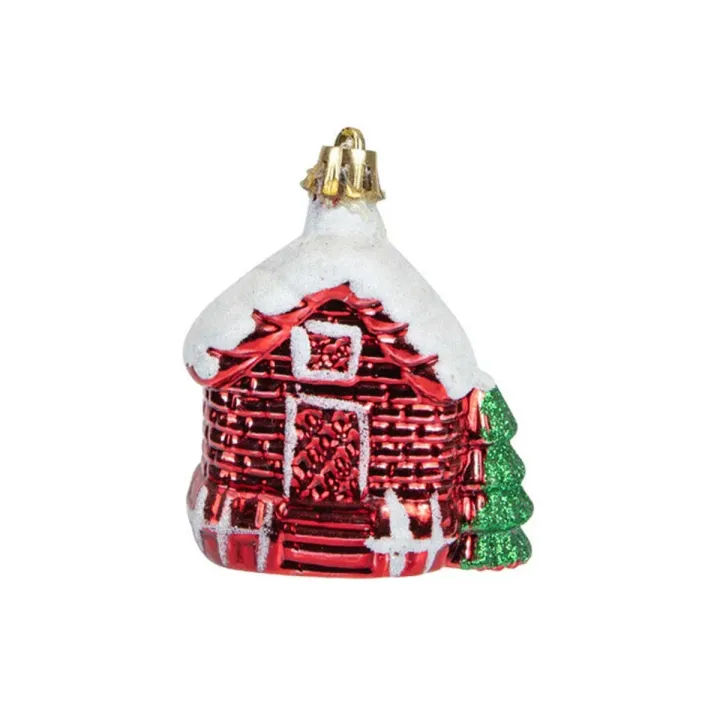 Boules de Noël Maisons X3