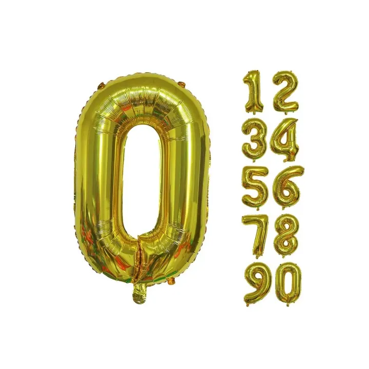 Number 0 Foil Balloon