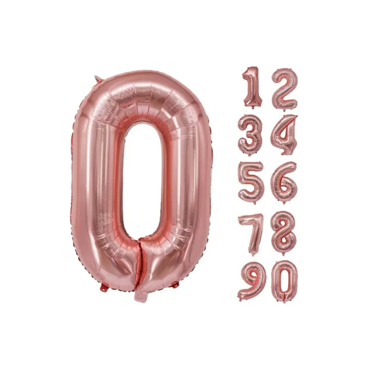 Number 0 Foil Balloon